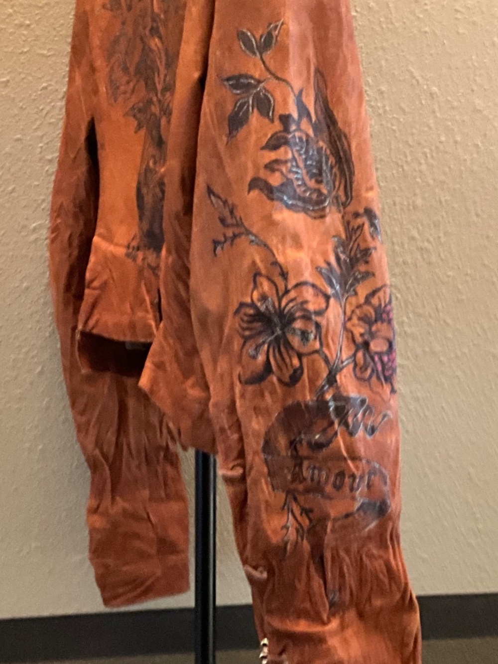 Roberto Cavalli Leather Jacket Sz.L - Picture 3 of 9